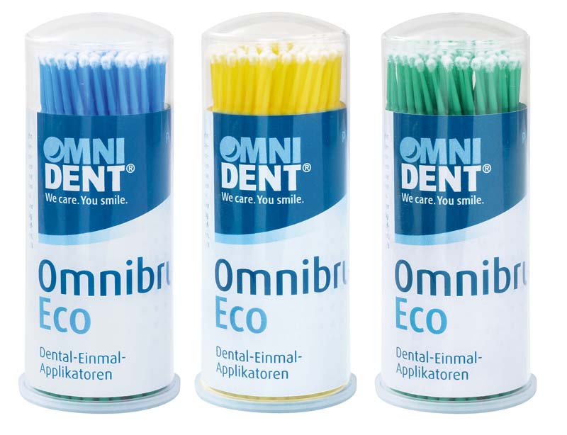 Omnibrush Eco Applikationspinsel, grün, 100 Stk