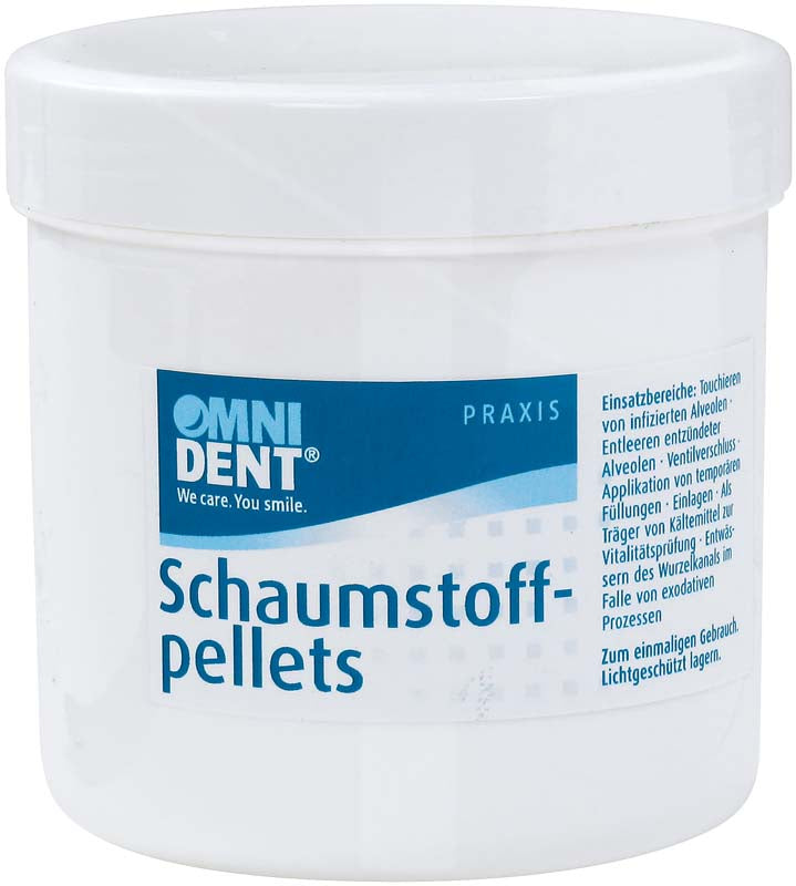 Schaumstoffpellets, unsteril, 500 Stk, 6x8 mm