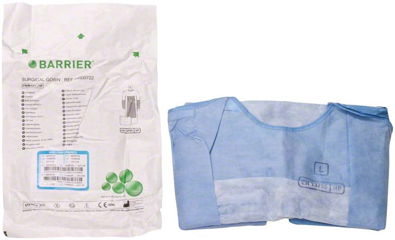 BARRIER® OP Mantel PRIMARY Plus Packung 1 Stück SP, XL-L 144 cm, 2 Handtücher mit Einschlagtuch