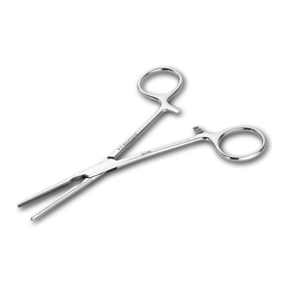 Arterienklemme nach Crile, zartes Maul, gebogen, 180mm lang (101800)