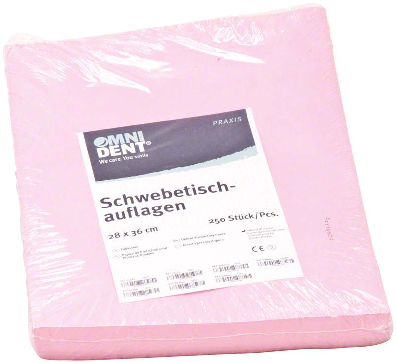 Schwebetischauflage, 250 Stk, 28x36 cm, rosa