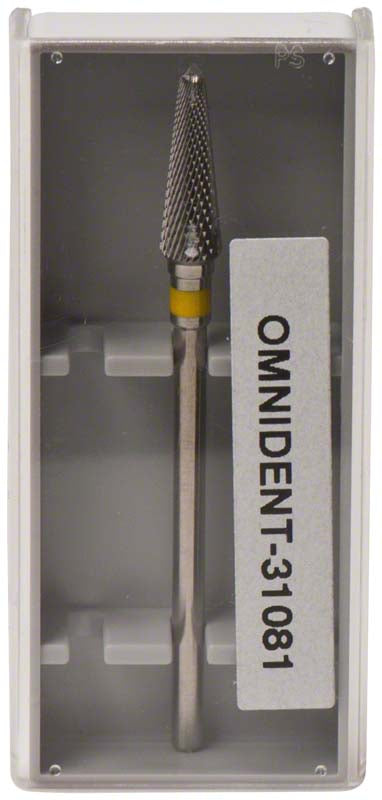 Omni Hartmetall Fräser, HP, kreuzverzahnt, gelb supefein, Fig 194, 14 mm
