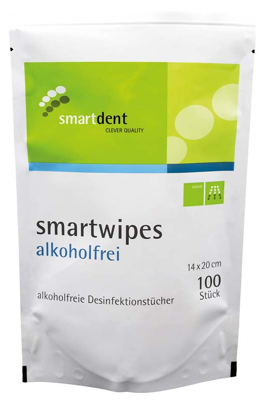 smartwipes alkoholfrei Flächendesinfektionstücher Refill 100 Stk, 14x20 cm