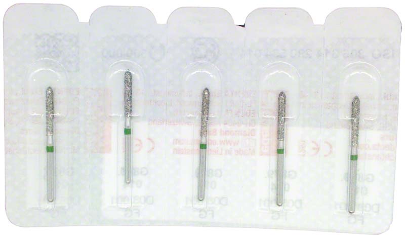 Omni Diamanten 879 für FG, 19 mm, standard, Torpedo zylindrisch ISO 014