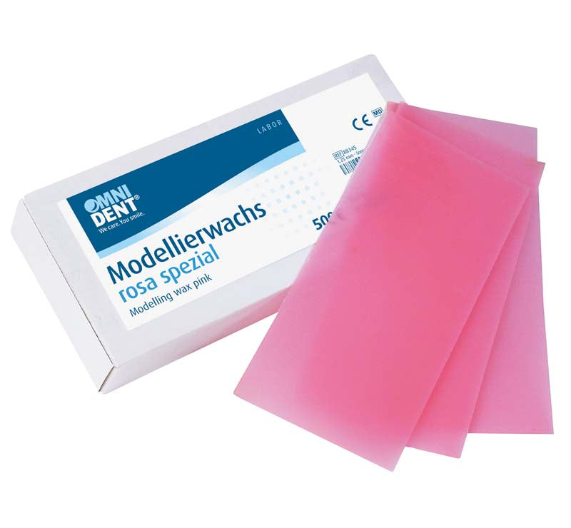 Modellierwachs rosa, Wachsplatten