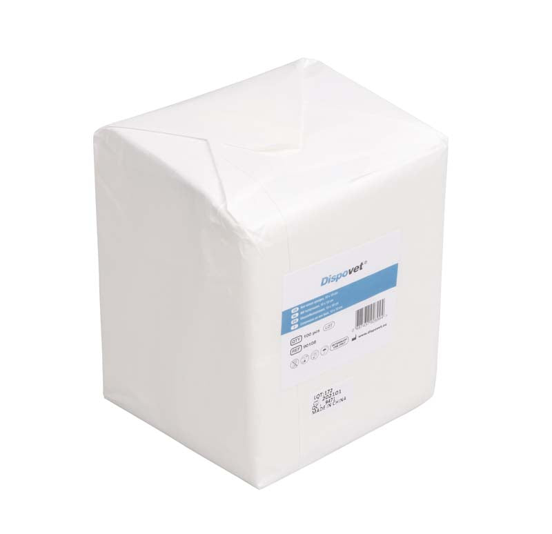 Dispovet Mullkompressen, unsteril, 4-fach, 10 x 10 cm, 100 Stk