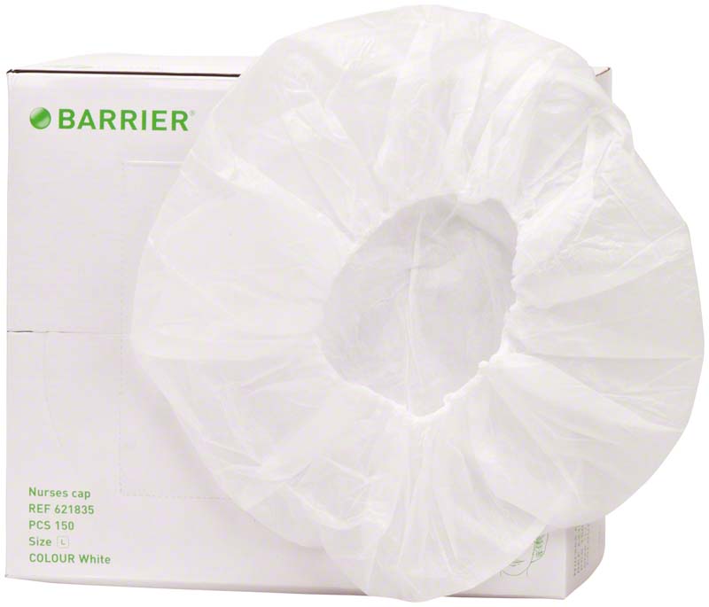 BARRIER® OP Haube Annie, Barrett, 150 Stk weiß
