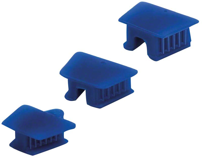 Maulkeile mit Kette S,L,XL blau