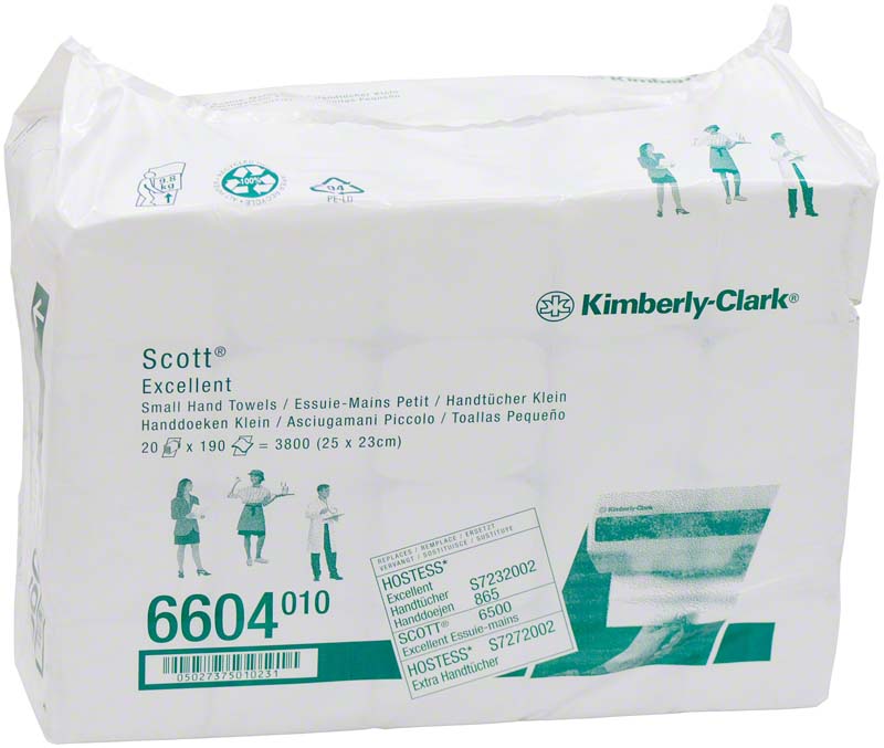 SCOTT® Handtücher Einmalhandtücher, 3.800 Stk, 24,7 x 23 cm, natur, ZZ Falz