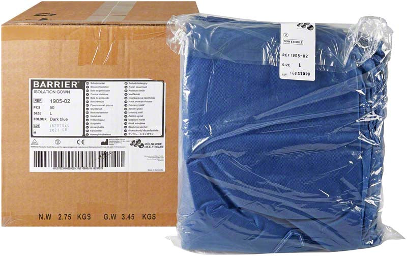 Schutzmantel unsteril, 50 Stk, XL, weiß