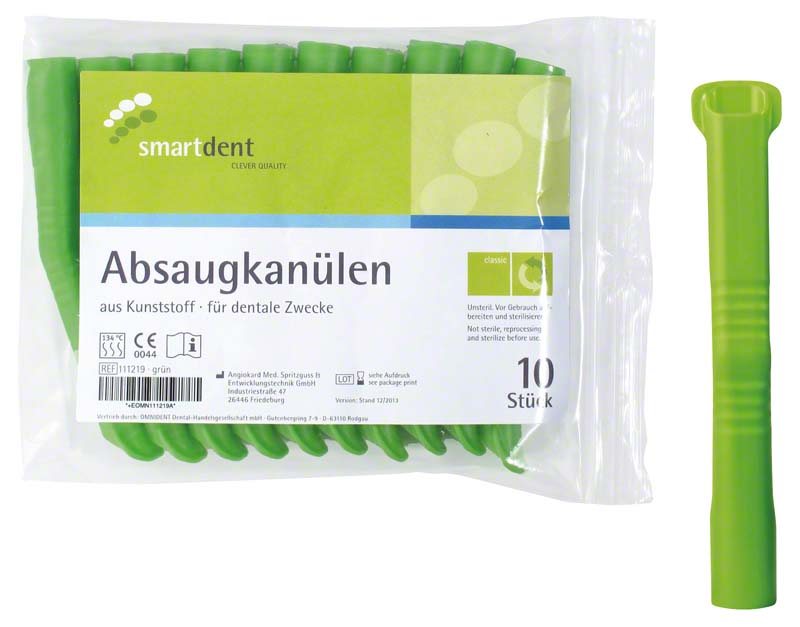 smart Absaugkanülen grün 10 Stk