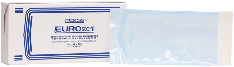 EUROsteril® Beutel Sterilisationsbeutel, 200 Stk, 14x26 cm