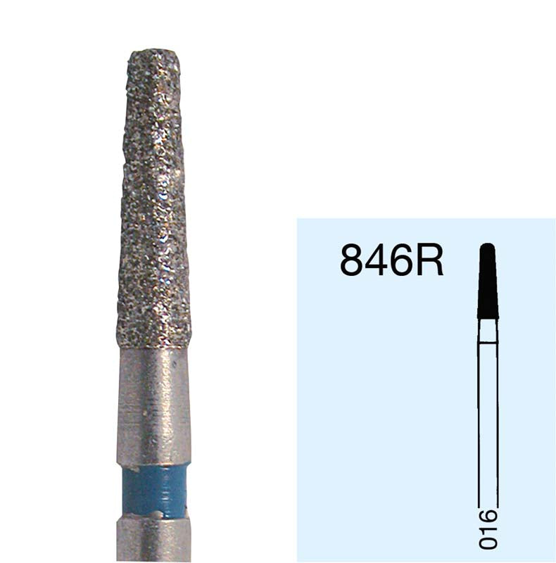 Omni Diamanten 846 für FG, 19 mm, standard, Konus Kante rund, ISO 016