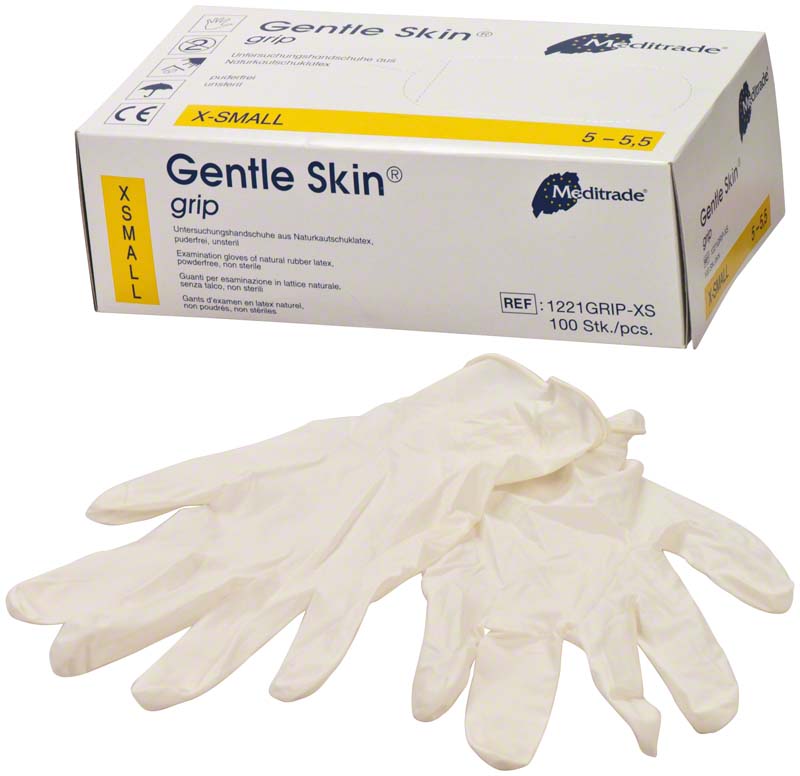 Gentle Skin® grip Untersuchungshandschuhe, puderfrei, 100 Stk, XS