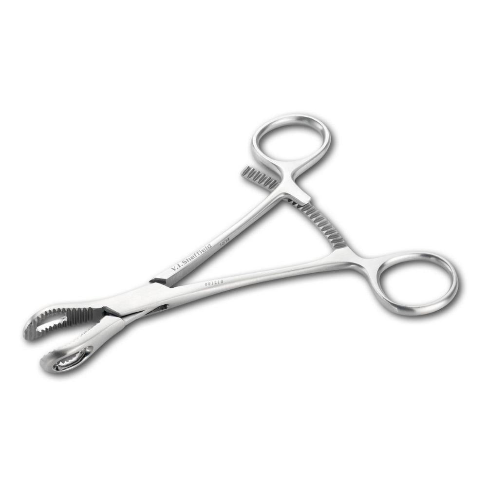 Knochenfasszange, gerade, 155 mm (001210)
