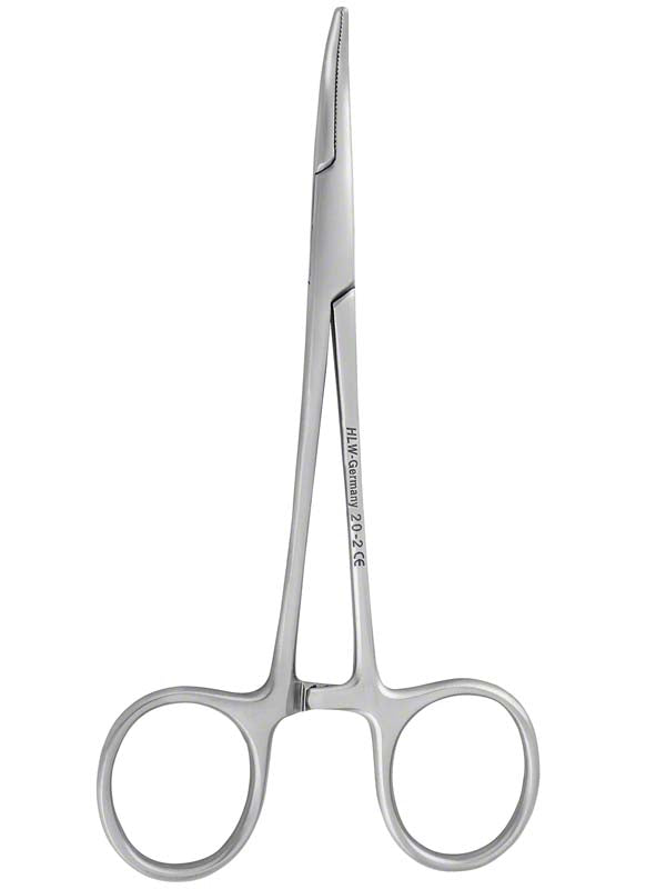 Arterienklemme nach Halstead-Mosquito, 12,5 cm gebogen