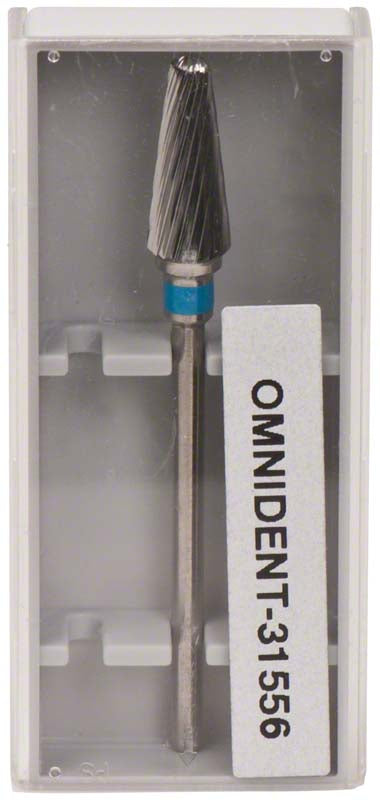 Omni Hartmetall Fräser, HP, einfachverzahnt, blau standard, Fig 194, 15 mm