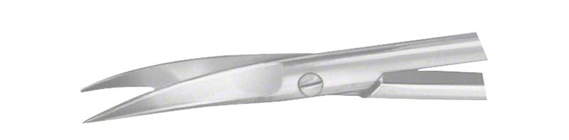 Feine Schere, gebogen, 9,5 cm