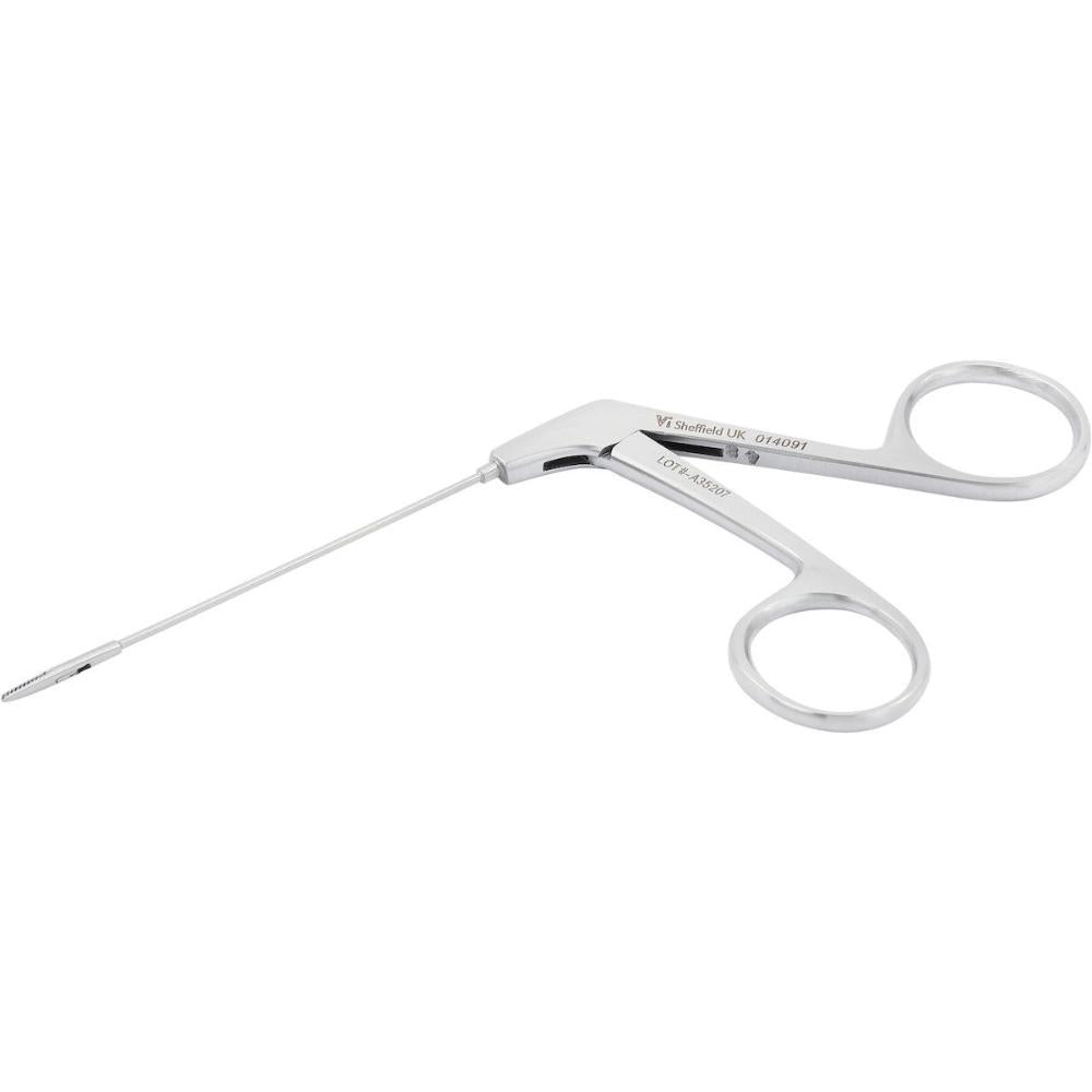 Krokodil-Pinzette, extrafein, runder Schaft, 12,5 cm lang (014092)