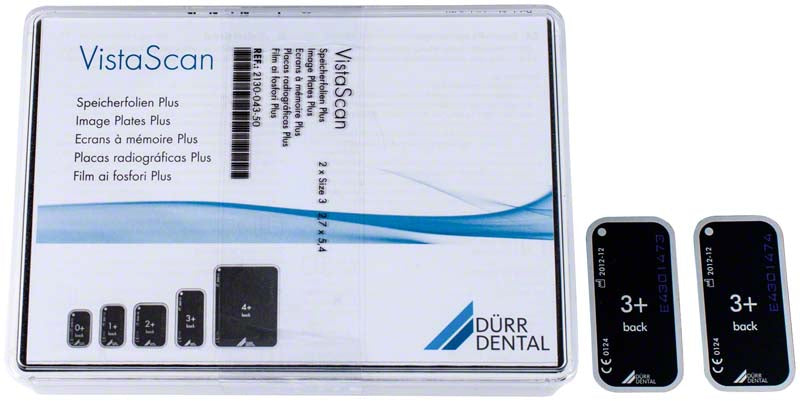 Dental Speicherfolie, 2,7 x 5,4 cm, Größe 3, 2 Stk