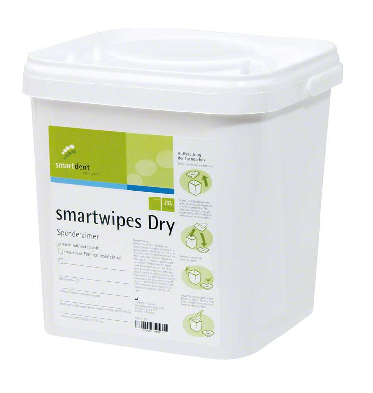 smartwipes Dry Leereimer für Flächendesinfektionstücher