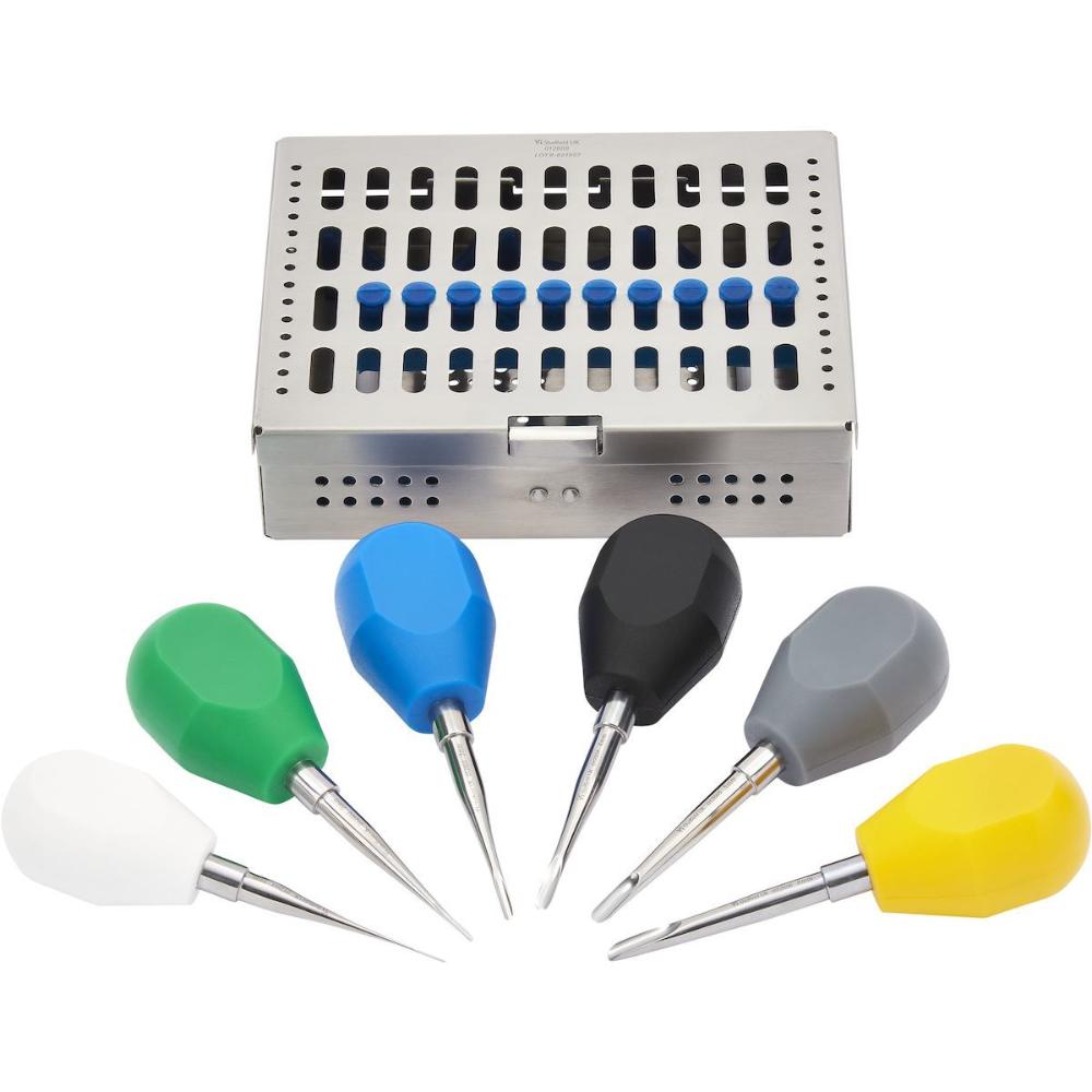 Dentalhebel Komfortgriff, 6er-Box je 1x 1 - 6 mm (012608)