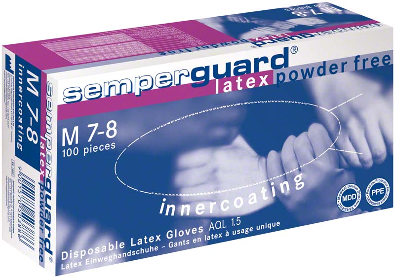 semperguard IC Latex Untersuchungshandschuhe, puderfrei, M