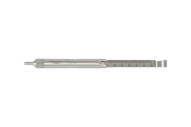 Tiefenlehre für 2,4/2,7/3,5 mm Schrauben, 140 mm lang (DG242735)
