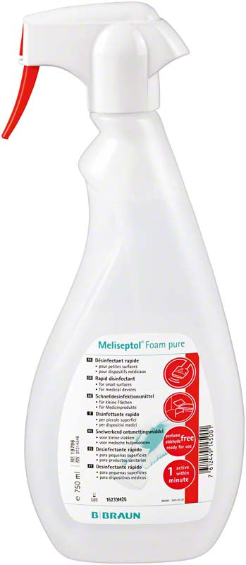 Meliseptol® Foam pure Flächendesinfektion, 750 ml Sprühflasche