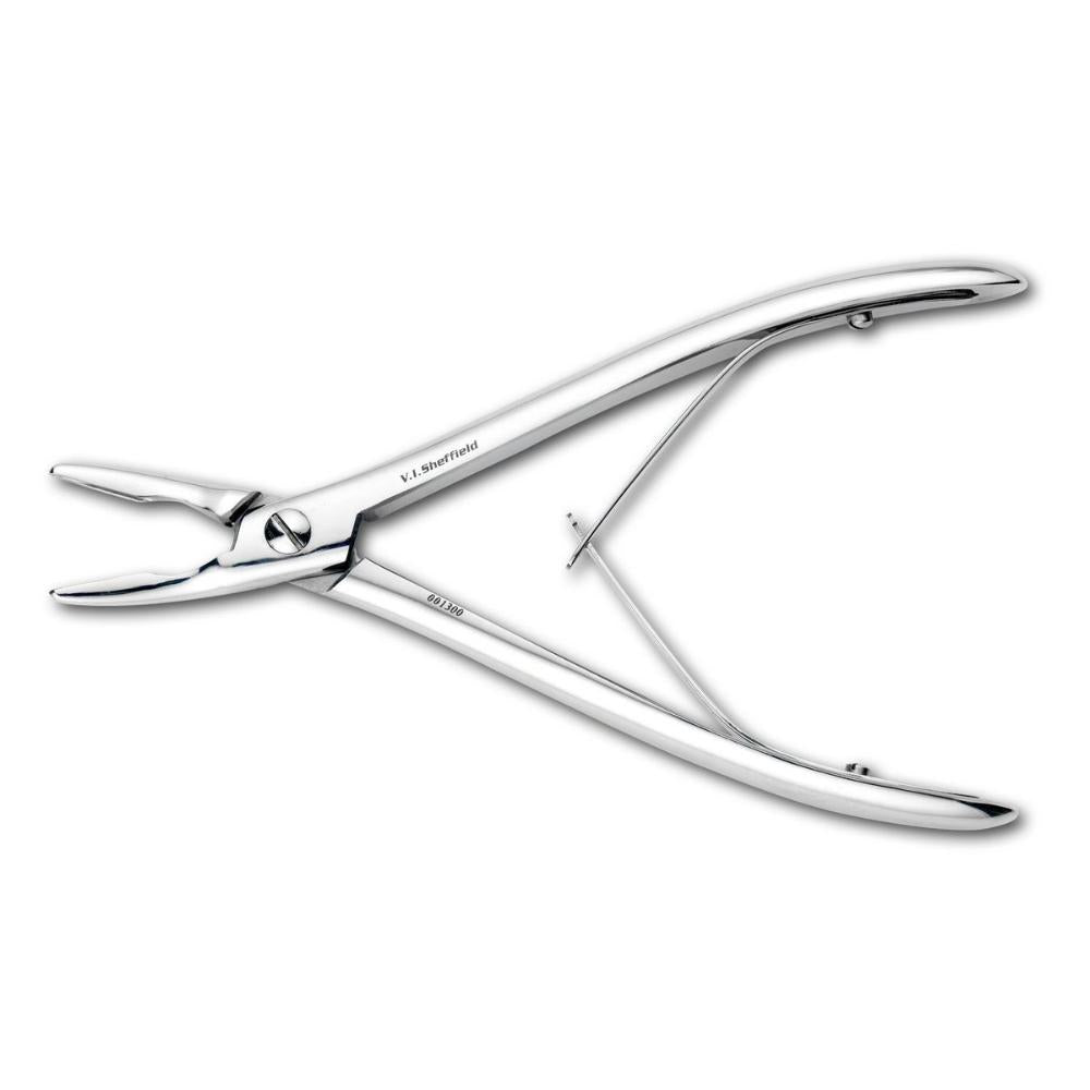 Rongeur, klein, gebogen, 4mm Biss, 170 mm lang (001300)