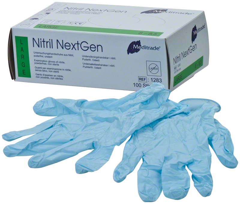 Nitril® NextGen® Nitril Untersuchungshandschuhe, puderfrei, 100 Stk, L