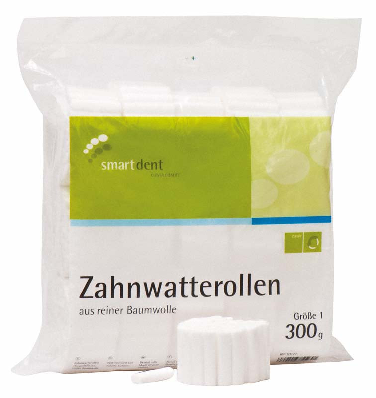 smart Zahnwatterollen, 300g, Größe 2, Ø 10 mm