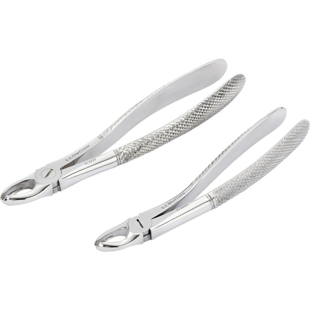 Zahnextraktionszange, Hawksbill, 2er-Satz (110mm und 170mm) (01204SET)