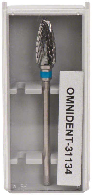 Omni Hartmetall Fräser, HP, kreuzverzahnt, blau, Fig, 14 mm
