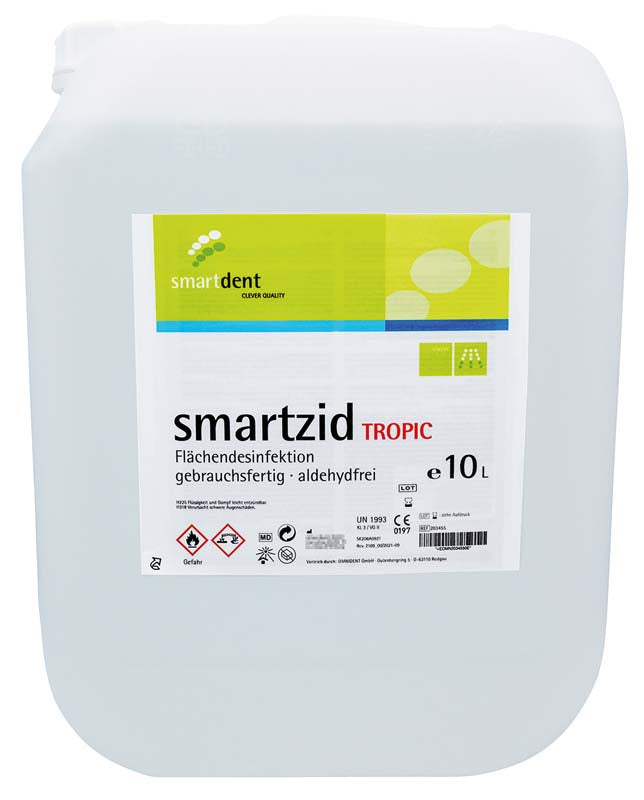 smartzid Flächendesinfektion, 10 L Kanister, tropic