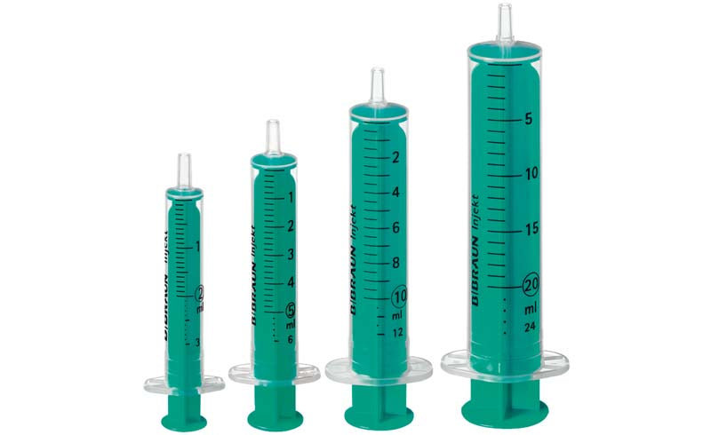 Injekt® Solo Einmal Spritzen, grün, Luer, 100 Stk, 10 ml
