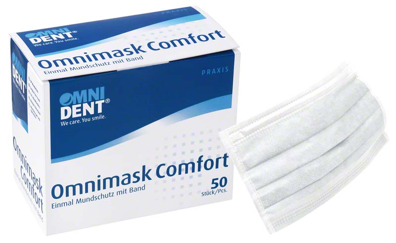 Omnimask Comfort Mund-Nasen-Schutz, Gummiug, 50 Stk, Lila