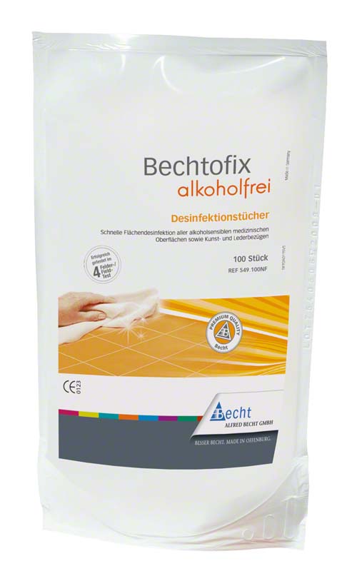 Bechtofix alkoholfrei Flächendesinfektionstücher Refill 14x20 cm