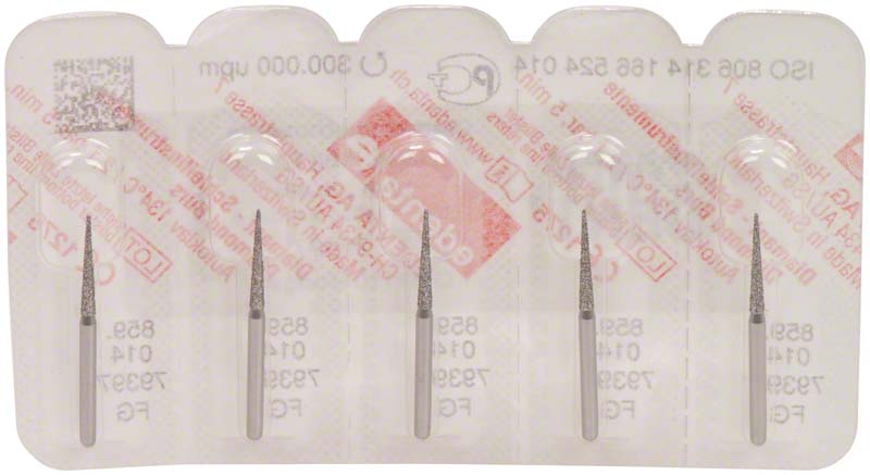 Omni Diamanten 859 für FG, 19 mm, standard, Konus Spitze ISO 014