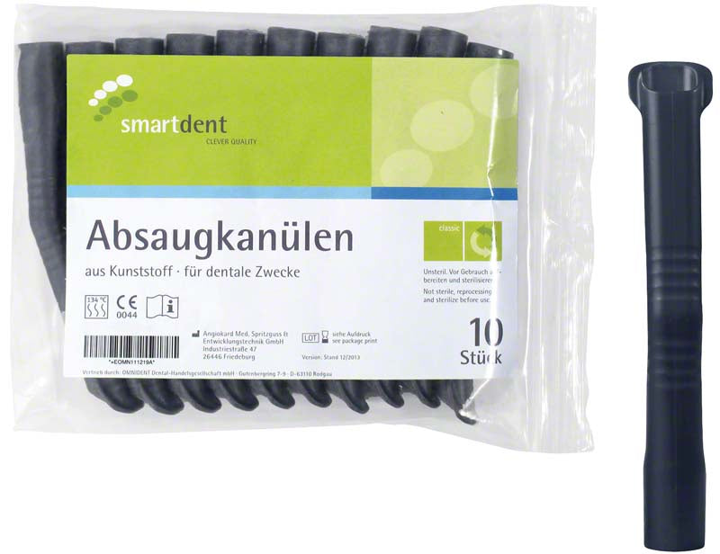 smart Absaugkanülen schwarz 10 Stk