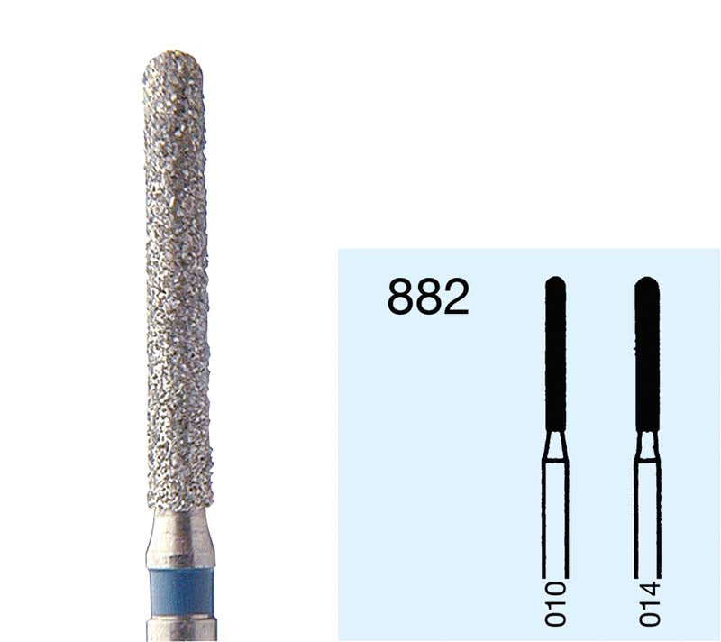 Omni Diamanten 882 für FG, 19 mm, standard, Zylihder rund ISO 014