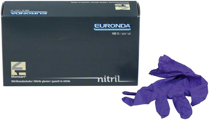 Monoart® Einmalhandschuhe Nitril, puderfrei, 100 Stk, lila