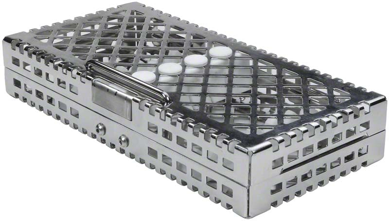 Steri-Wash-Tray Instrumenten Tray, 19 x 9,2 x 3,4 cm, mit Silikoneinlage