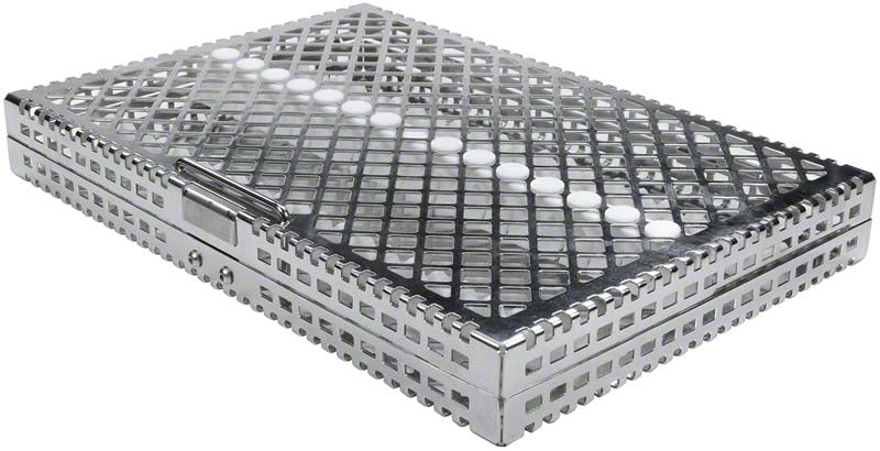 Steri-Wash-Tray Instrumenten Tray, 19 x 9,2 x 3,4 cm, mit Silikoneinlage