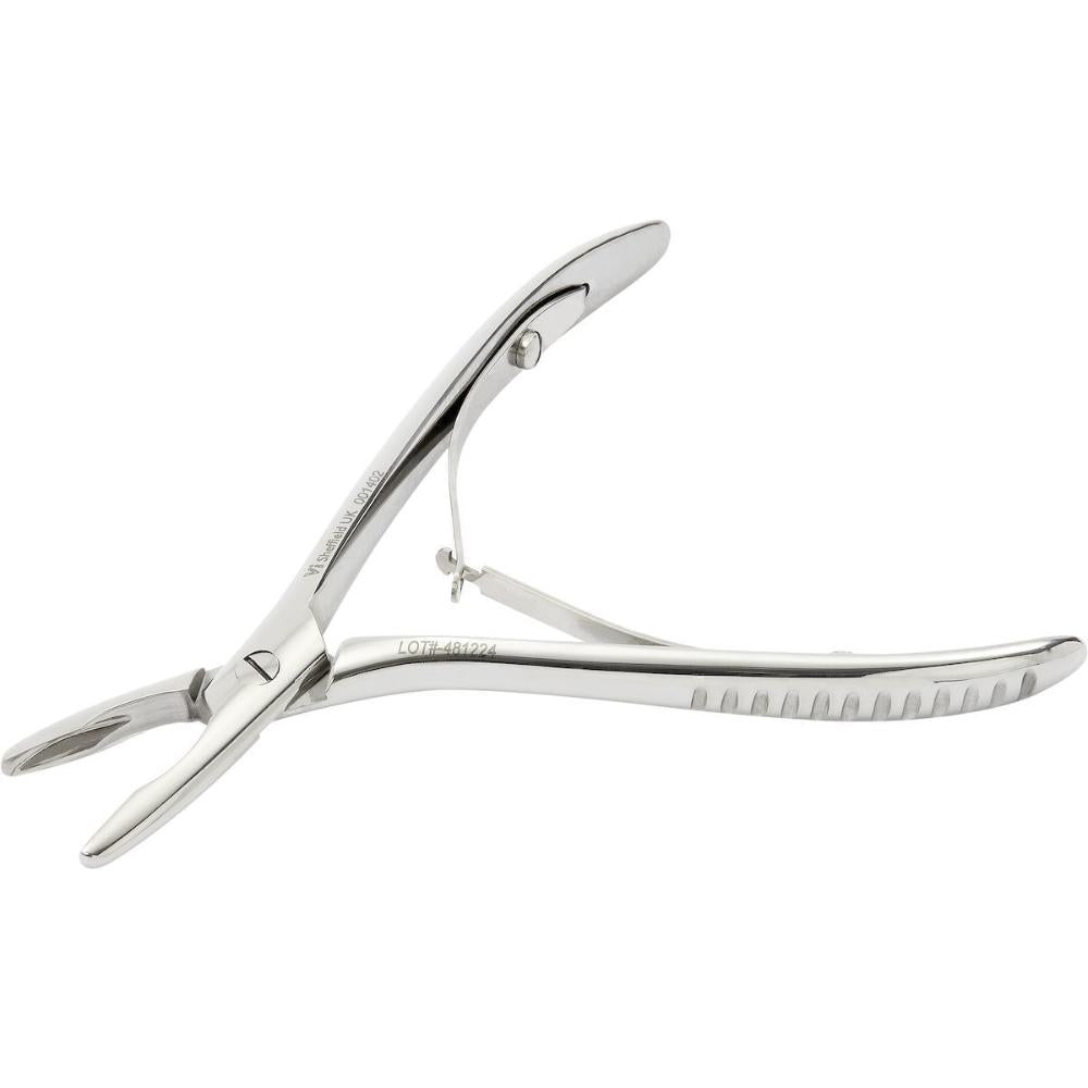 Rongeur nach Daniel, AOF Typ, gebogener Griff, 4 mm gerades Maul, 130 mm lang (001402)