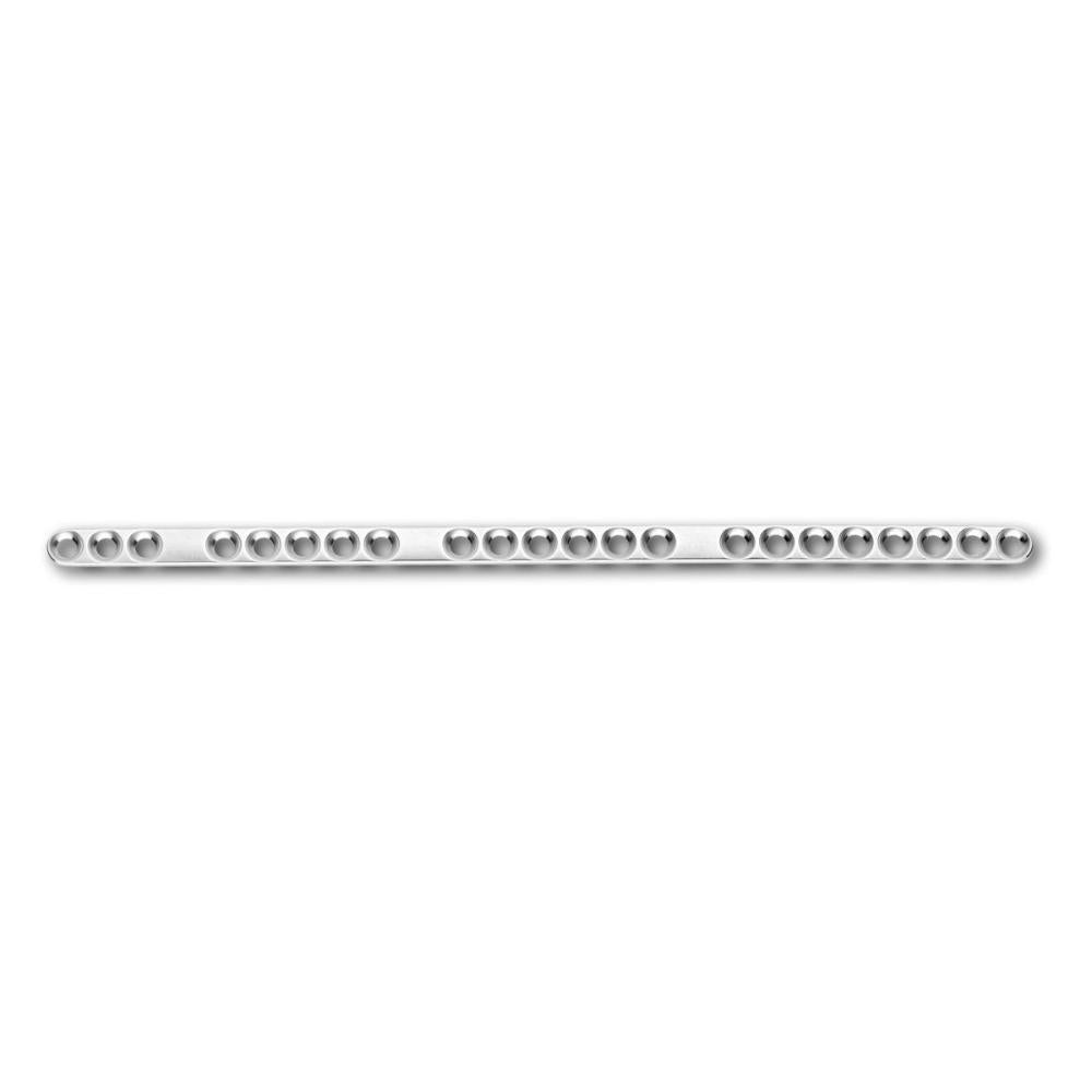 2,7 mm schneidbare Platte mit Stegen, 150 mm lang 22 Loch (CP27615022)