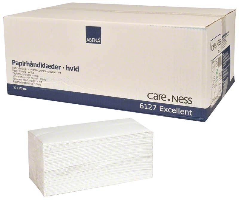 Papierhandtücher, weiß, 2-lagig, 3.060 Stk