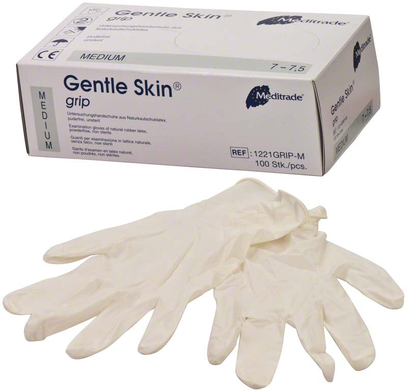 Gentle Skin® grip Untersuchungshandschuhe, puderfrei, 100 Stk, M