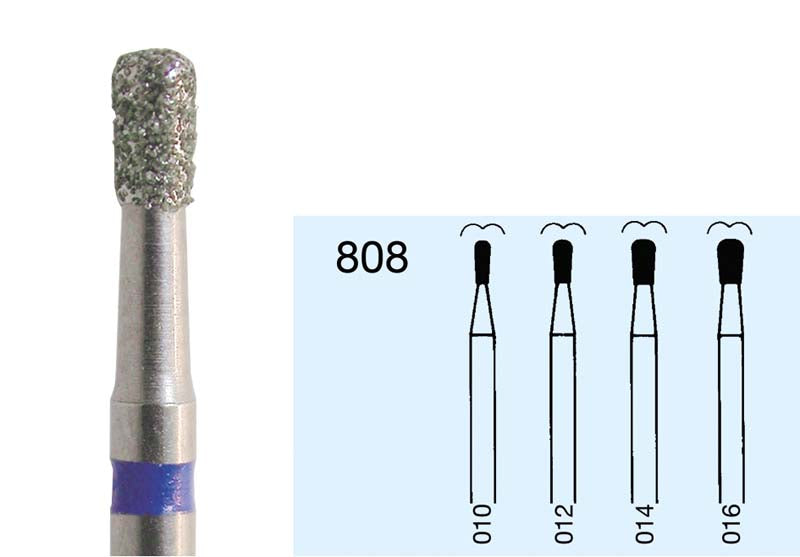 Omni Diamanten 808 für Turbine, 19 mm, standard, Birne ISO 014