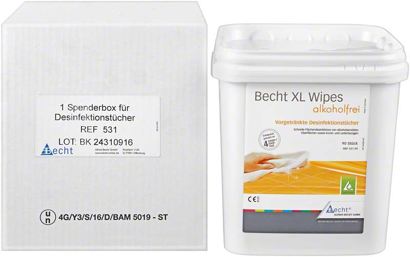 Leereimer für XL Wipes plus alkoholfrei